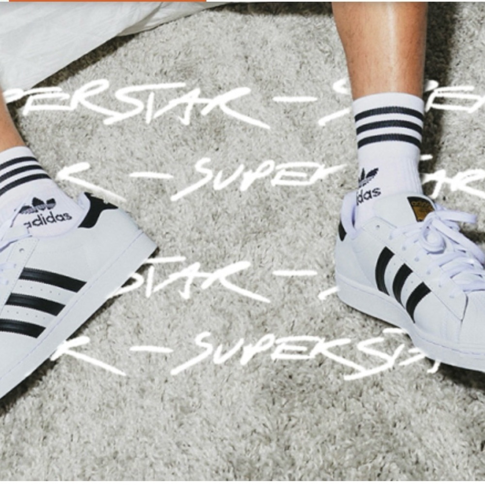 ADIDAS SUPERSTAR SHOES💋EUC